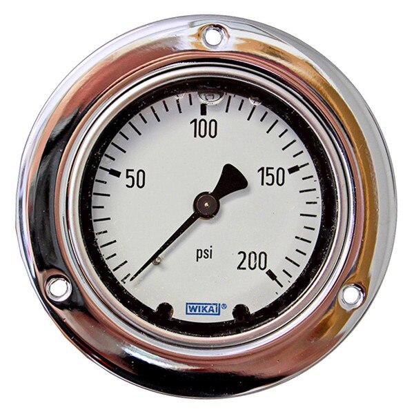WIKA 2.5" 3-Hole Face Air Pressure Gauge 200PSI